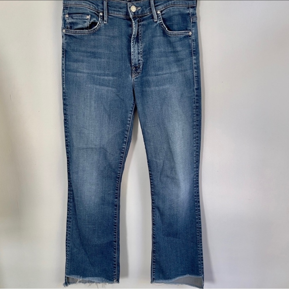 Mother Insider Step Crop Fray Jeans